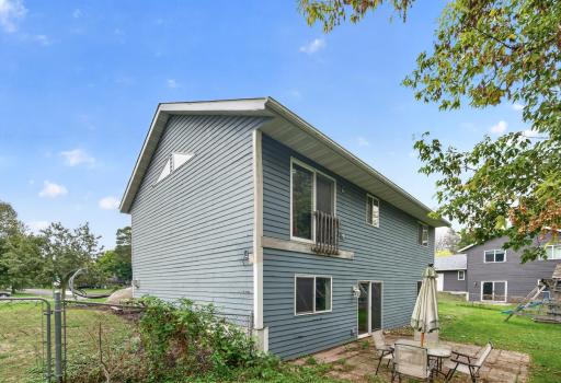 A deck could be added off of the dining room.
