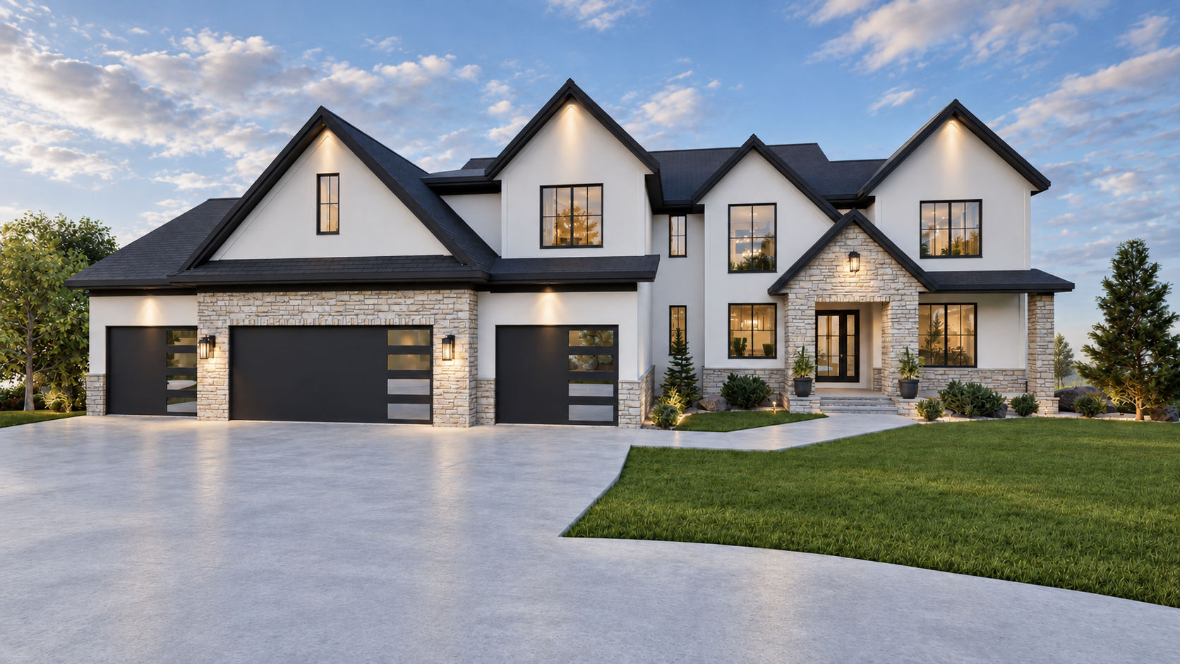 Modern RyMark Home at Golden Hour.png