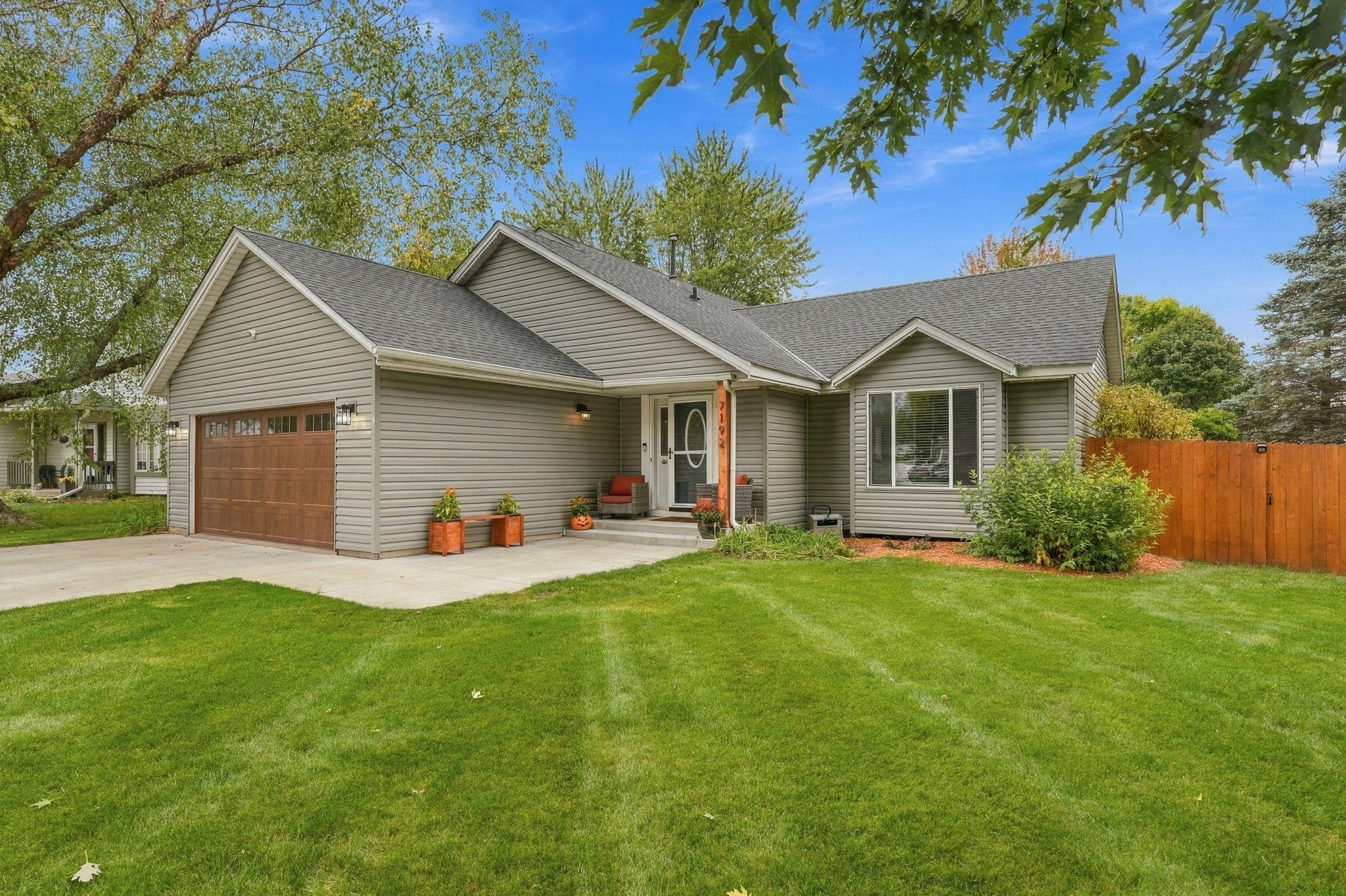 New siding, garage door, and newly installed concrete driveway and patio. The 48 foot long driveway can easily park a 3rd car or trailer pulling the toys.