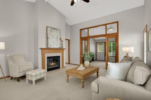 Open living room designed for relaxing and entertaining