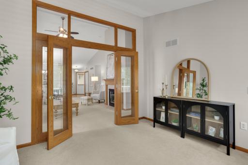 Cozy sunroom offering a relaxing place to enjoy a good book or cup of coffee