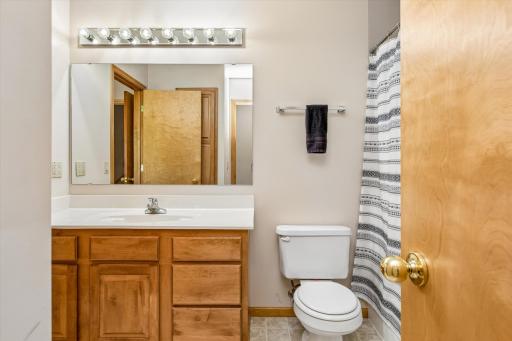With entrance from 2nd bedroom or main hall.