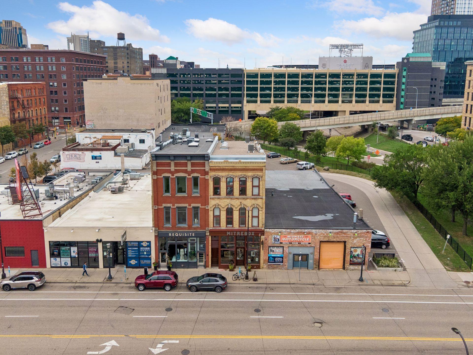 Building from across the street