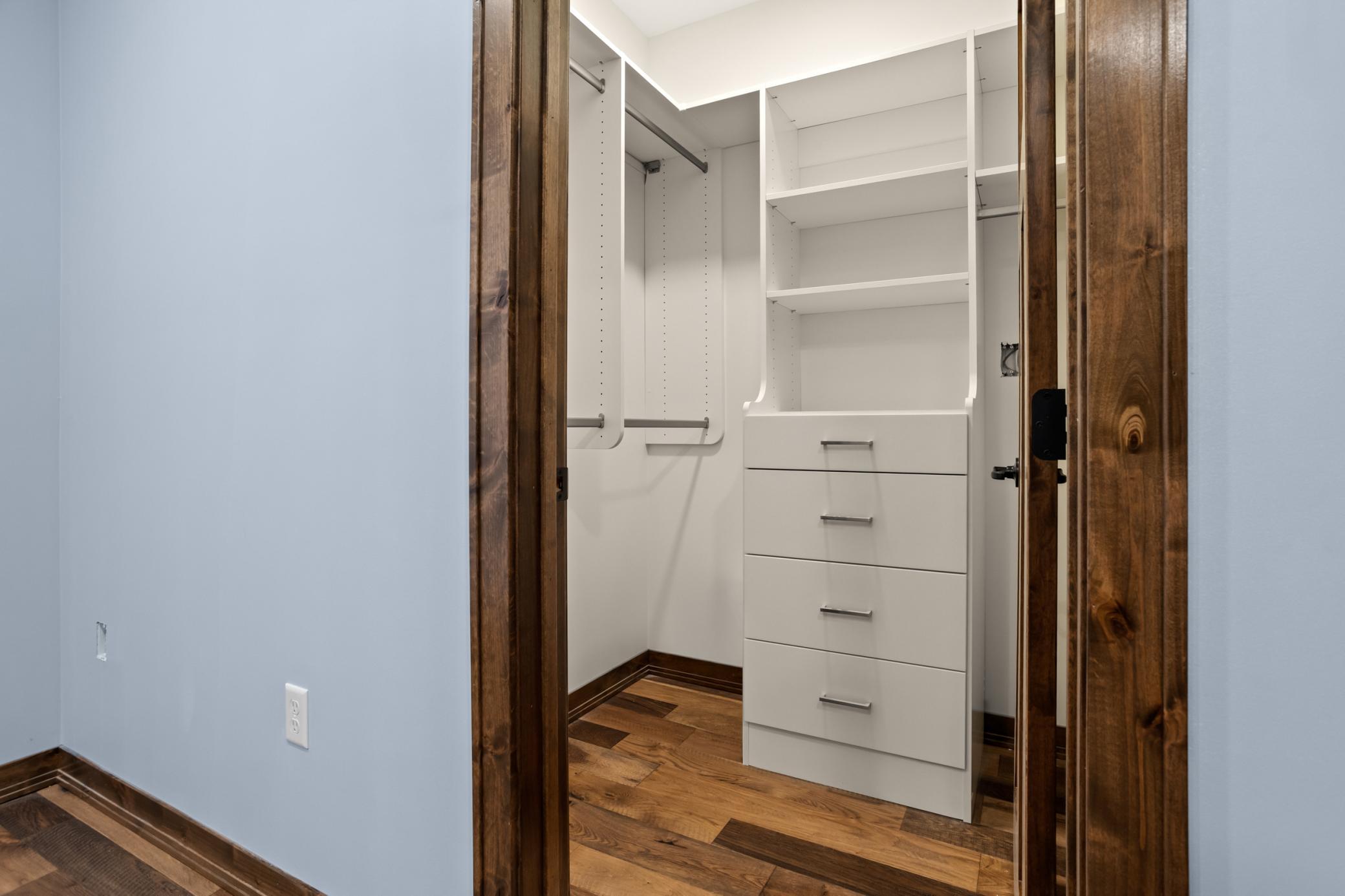 2nd bedroom walk in closet