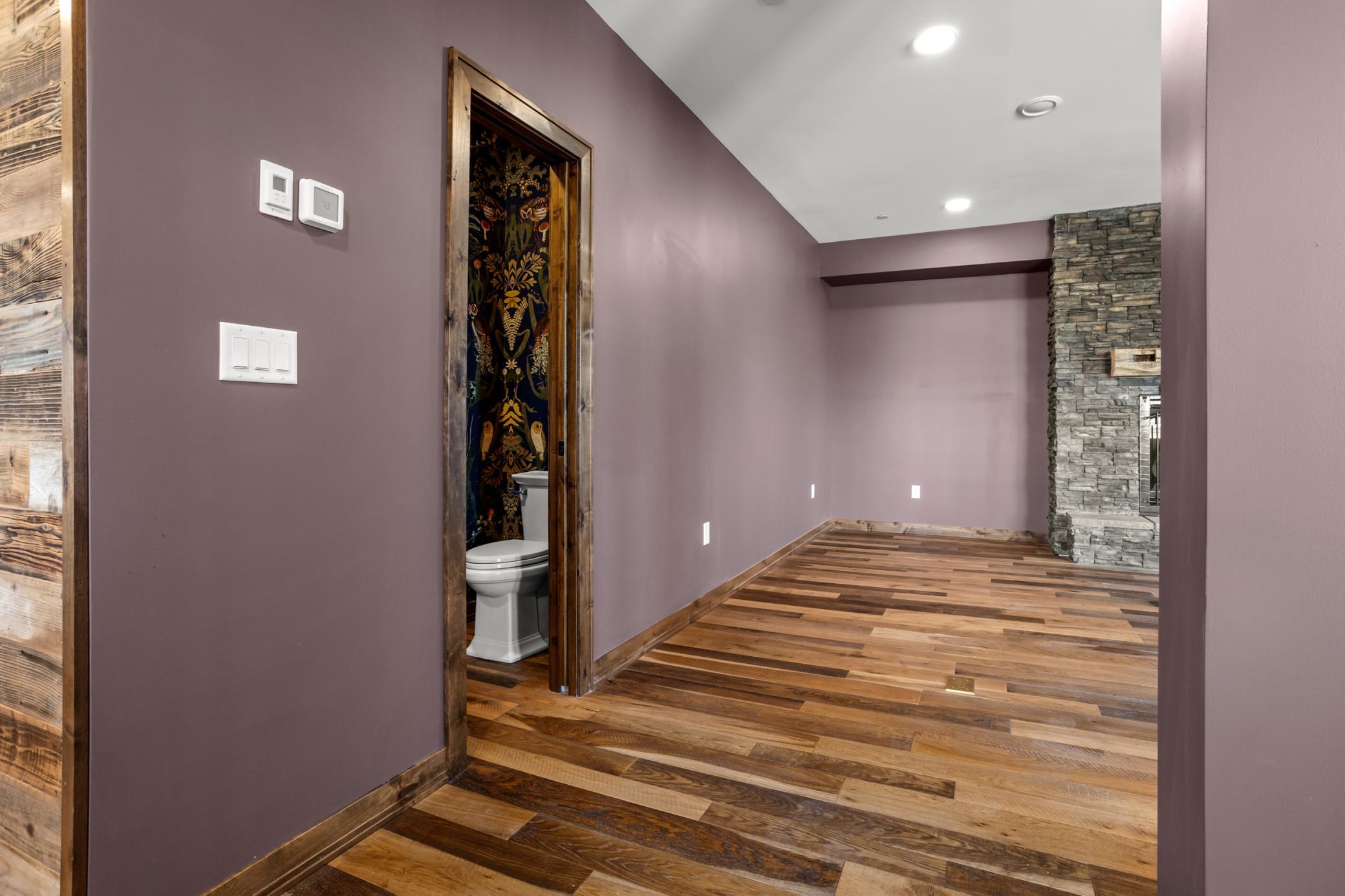 Half bath off living room