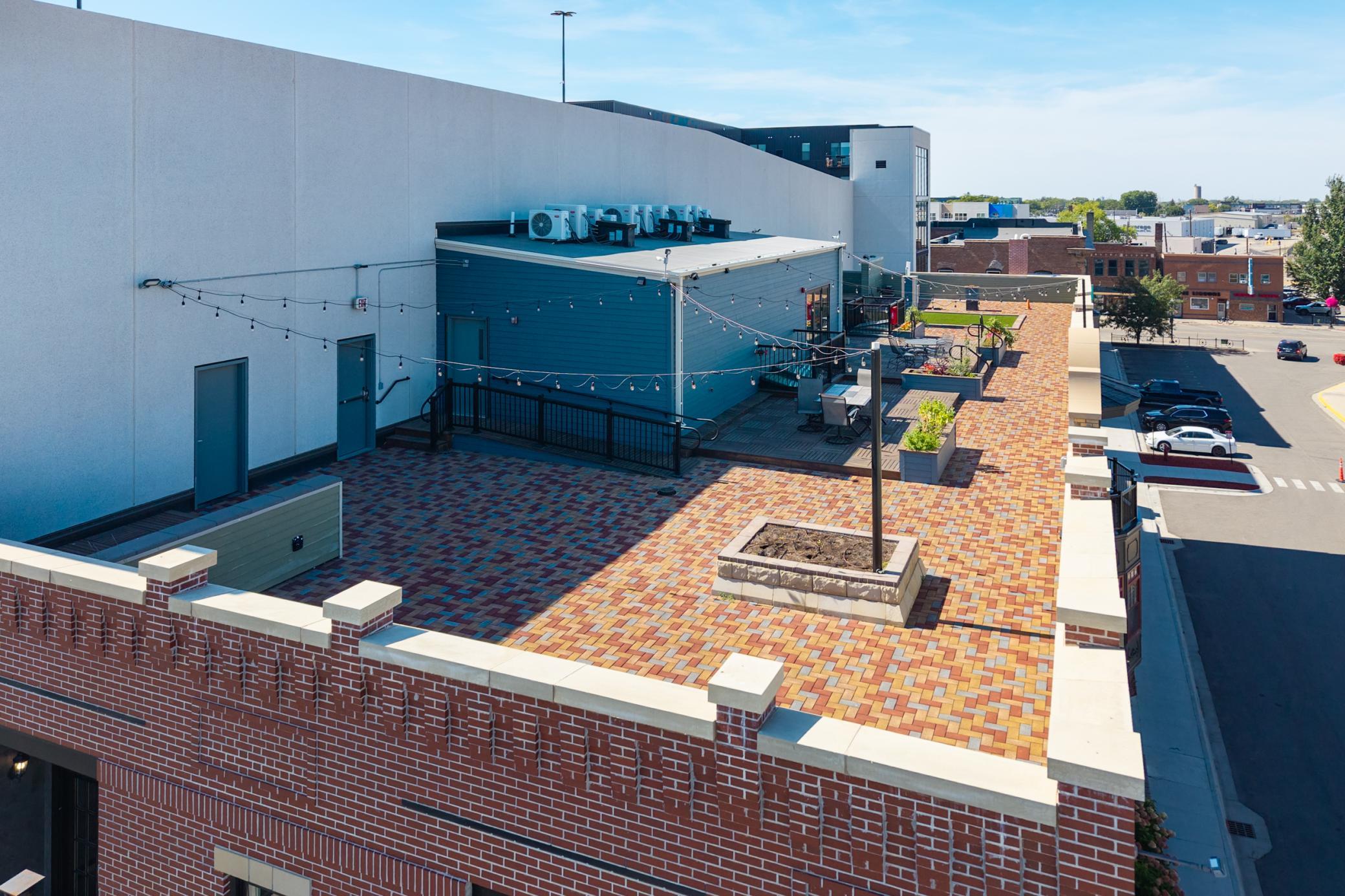 Rooftop patio