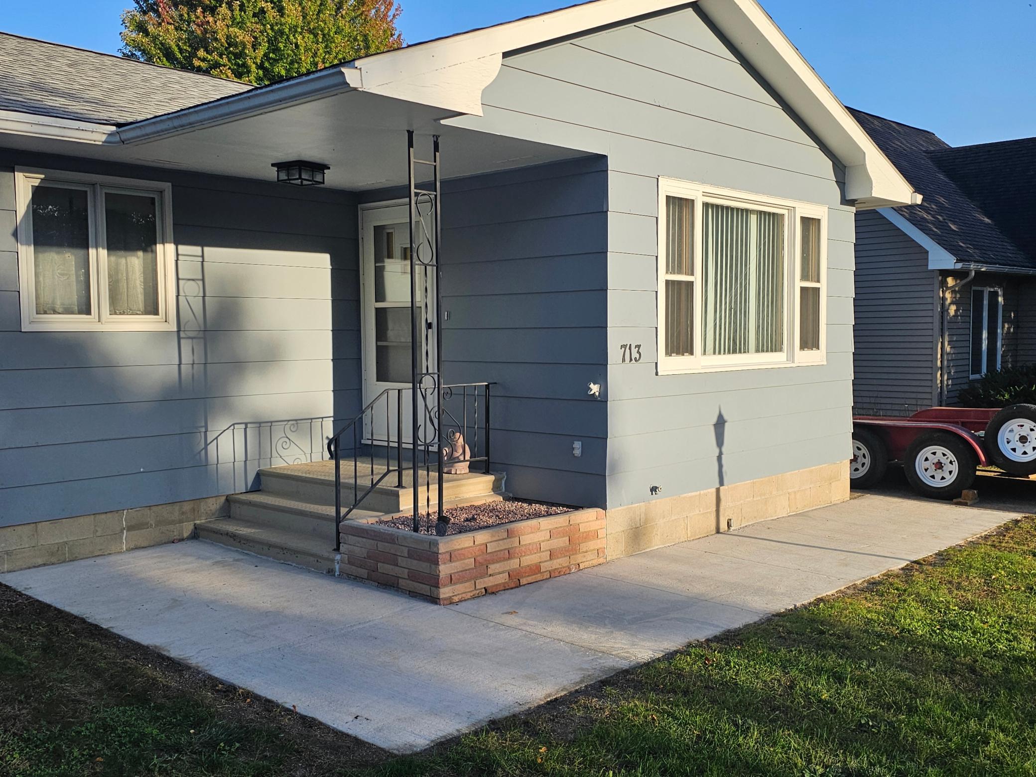 New Front Sidewalk