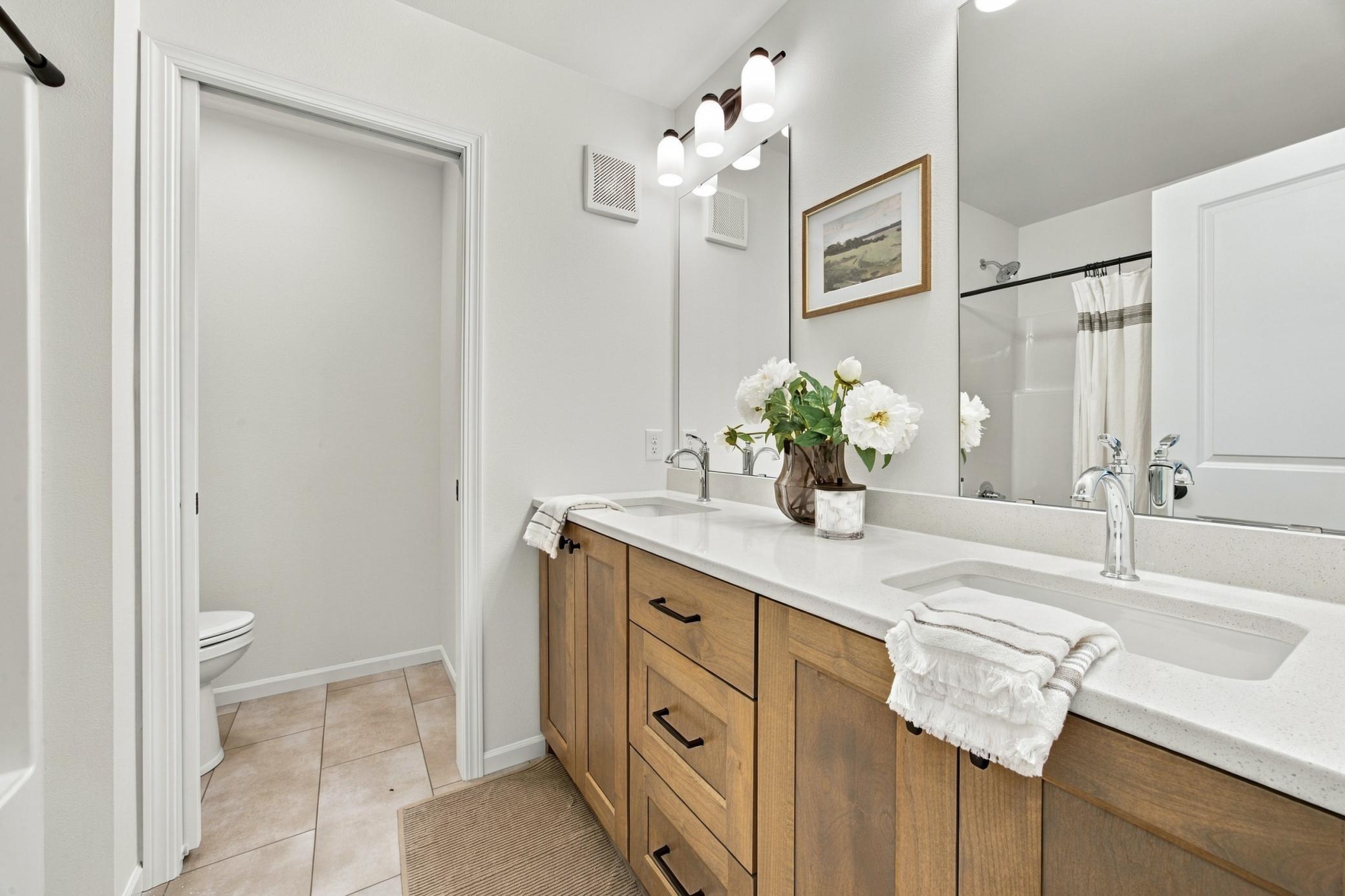 Full Bathroom with Double Sinks