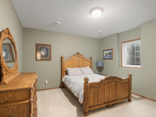 Bedroom â Generously sized bedroom with plenty of room for substantial bedroom furniture.