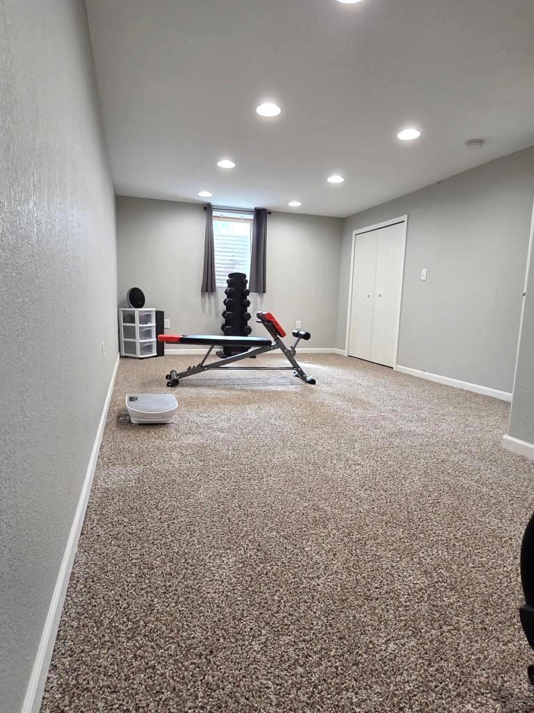 Lower-level bedroom