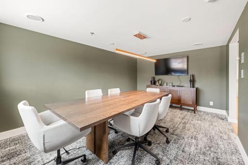 Work room/conference space, perfect for meetings or working from home.