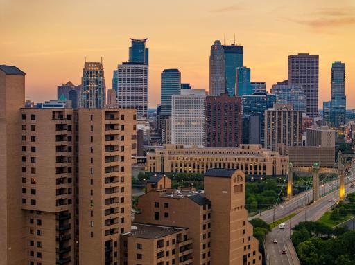 Breathtaking views of Downtown Minneapolis