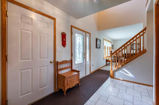 Spacious entryway - natural light