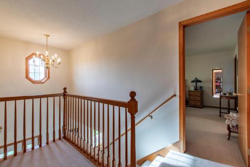 Spacious upper level landing