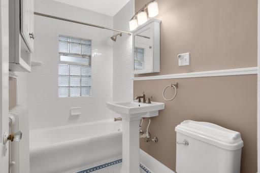 Upper level bathroom