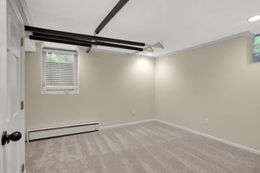 Lower level bedroom with egress