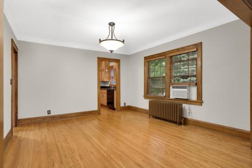 Upper level dining room