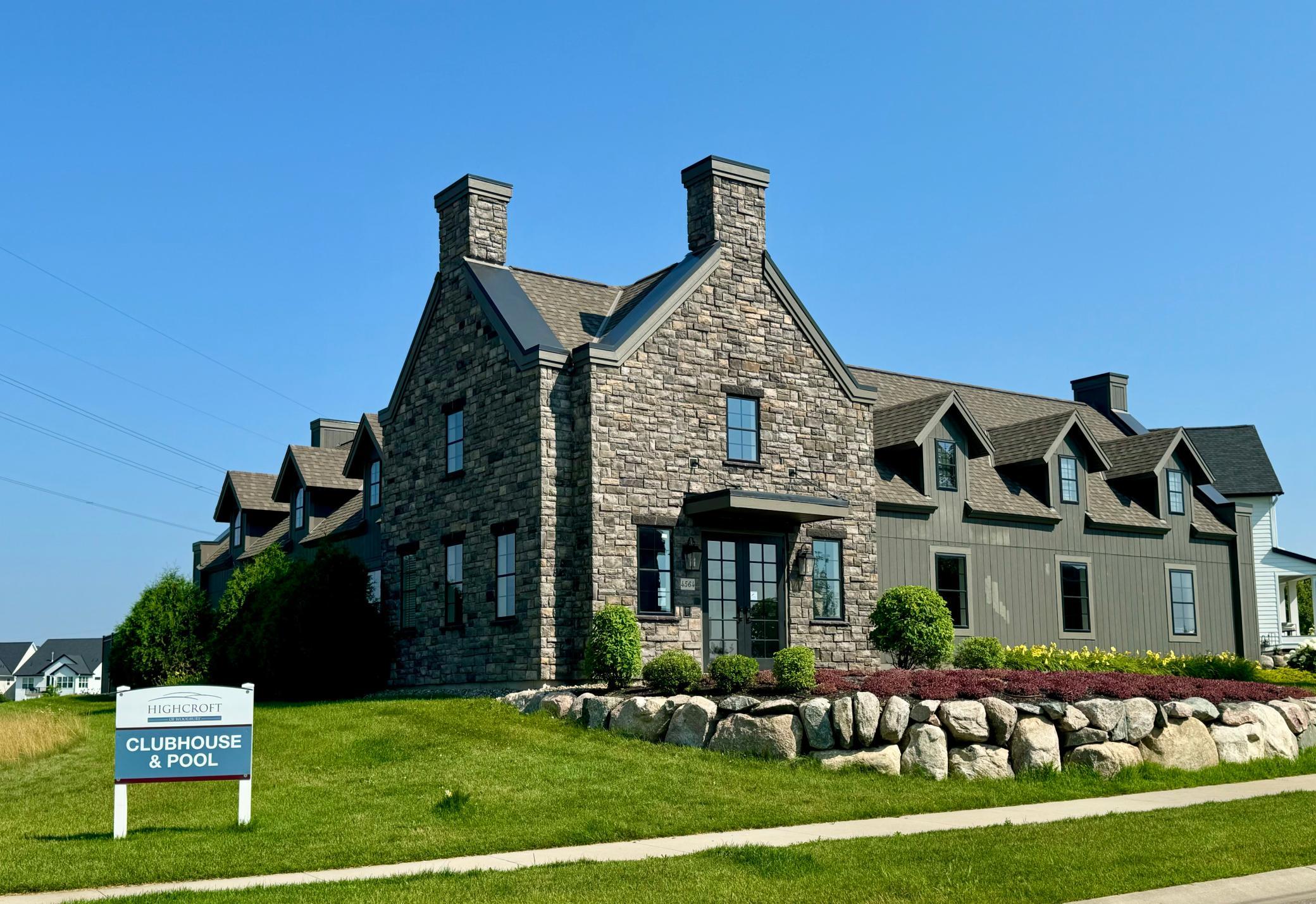 Enjoy the Scottish-inspired community clubhouse. It features a fitness center and a multi-purpose meeting space.