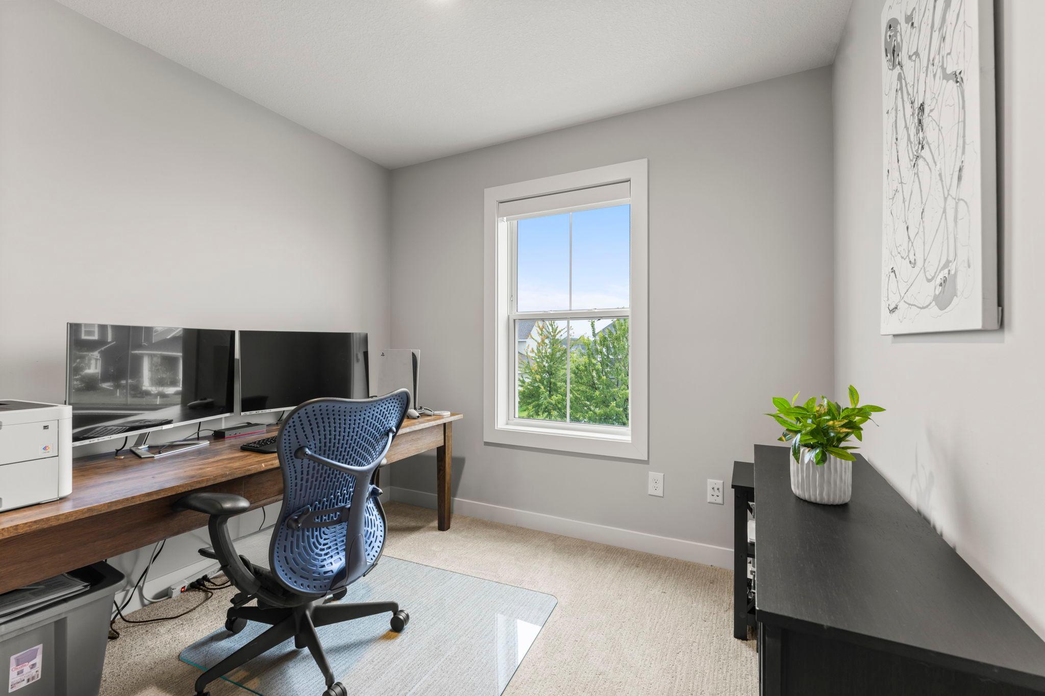 Just off the landing is a bonus room currently used as an office. Consider the numerous ways to utilize this space.