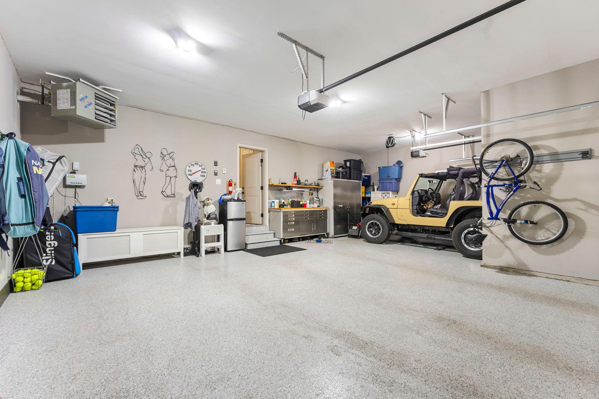 Another view of the spacious 3-car garage.