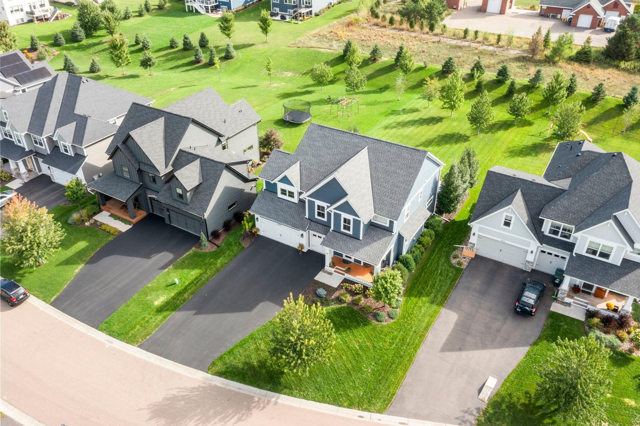 Another view of the home and yard.