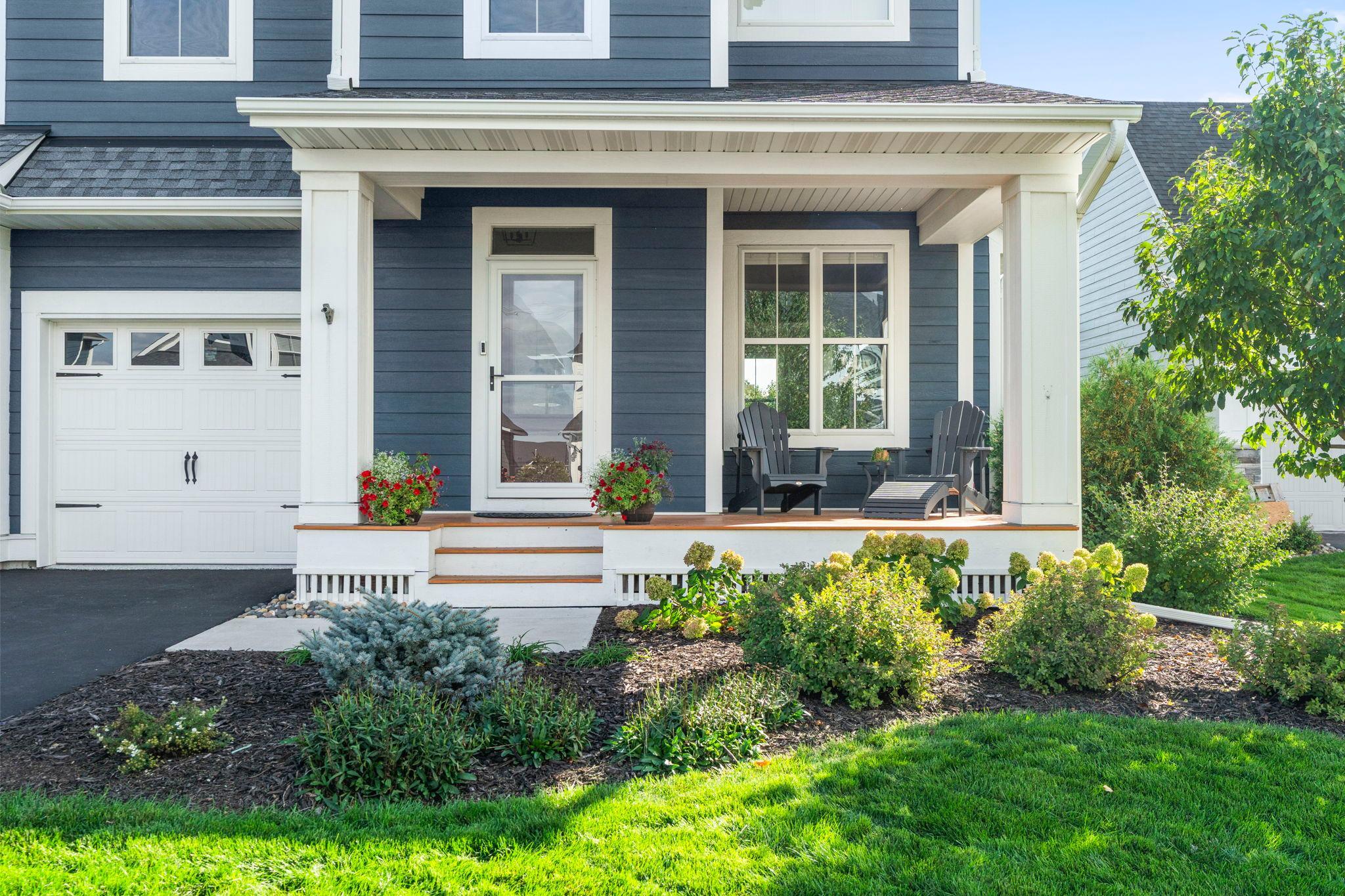 Another view of the inviting front porch.