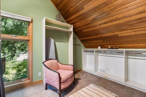 There is a second bedroom on the upper level. Whether used as bedroom, a dedicated dressing area, guest room, or home office, they easily adapt to your lifestyle.