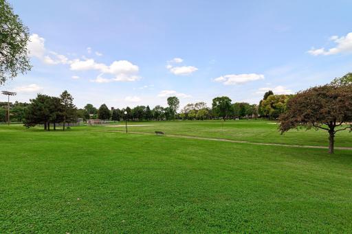Bryn Mawr Meadows Park - Features upgraded softball and baseball fields, soccer fields, tennis court and a unique cricket field that hosts city-wide tournaments. It also offers a modern playground and a wading pool for hot summer days.