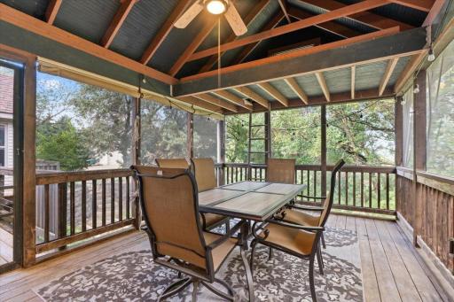 Spacious Screen porch