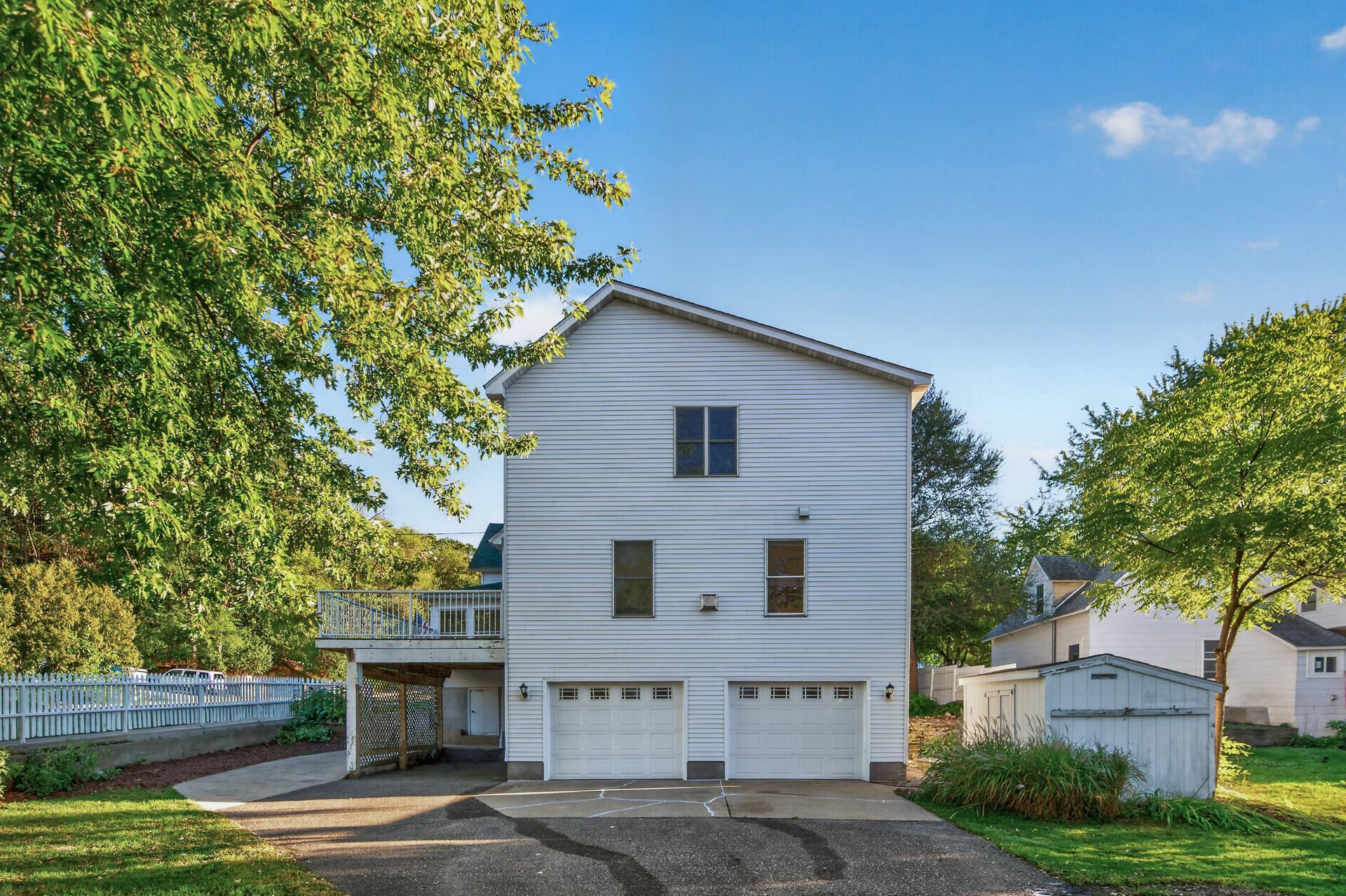 Access from the Alley and New Garage Doors