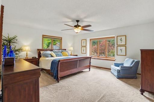 Primary ensuite has a walk-in closet and bathroom