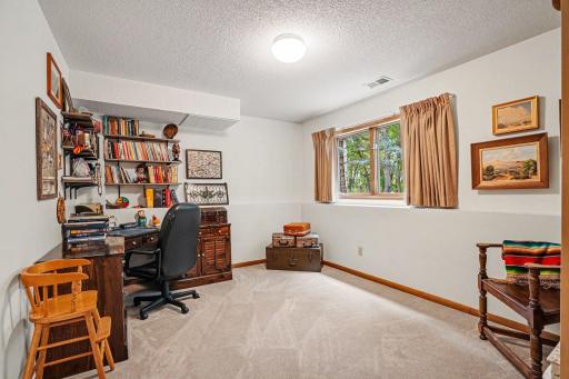 5th bedroom/office/flex space on lower-level