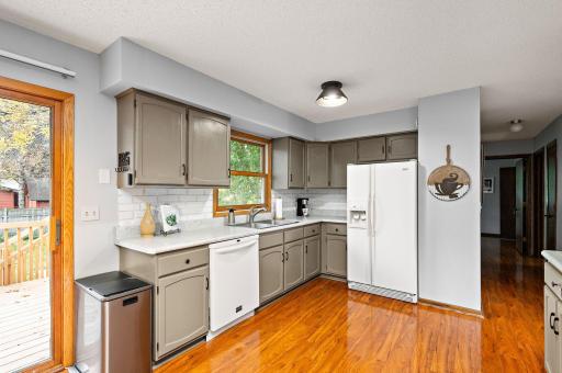 Updated Kitchen open to dining room and living room