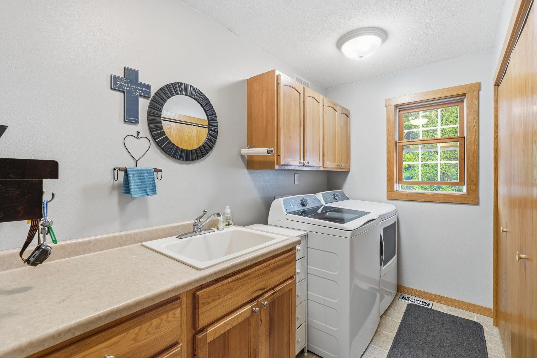 Main Level Laundry off kitchen
