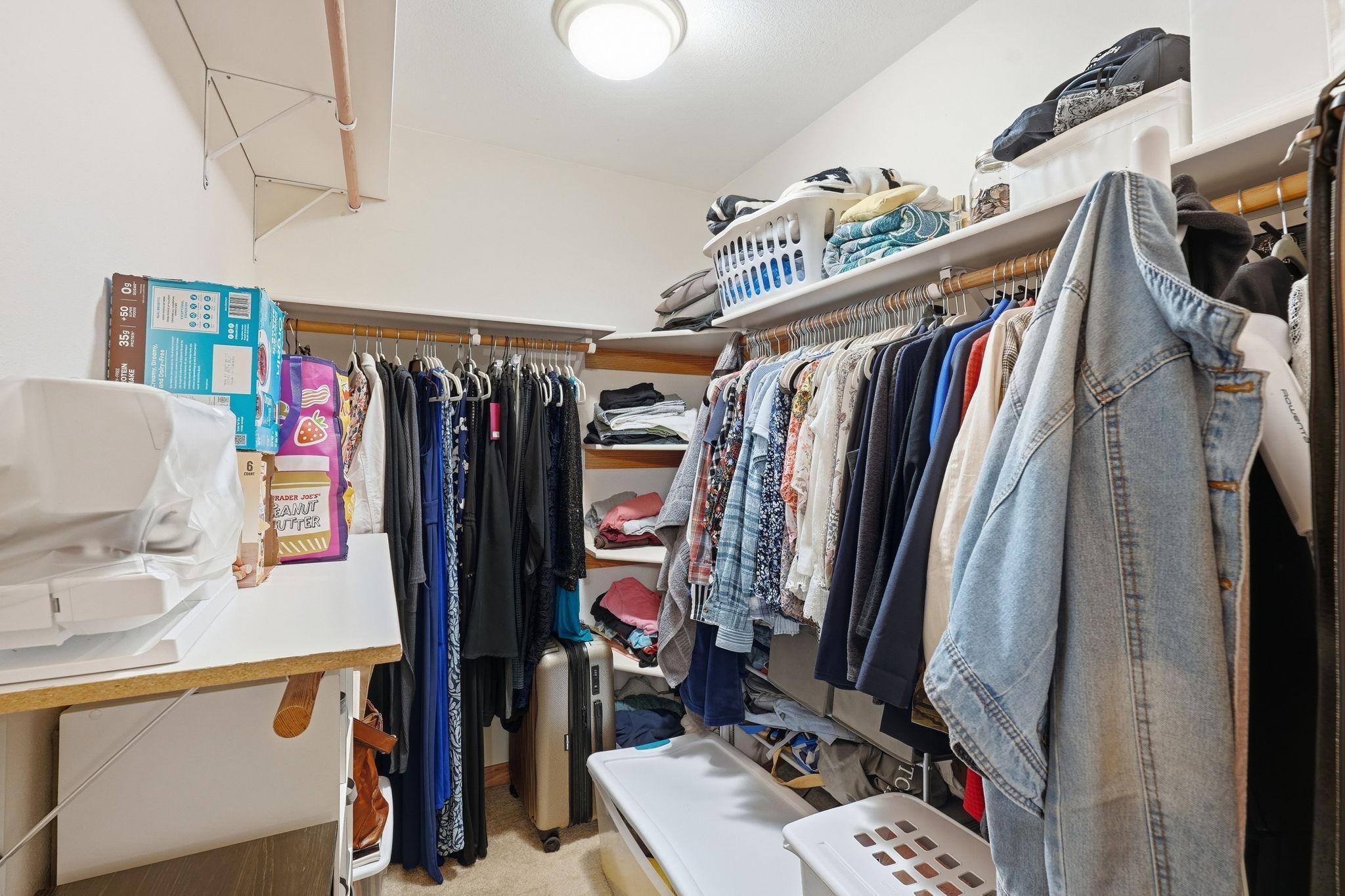 Bedroom #1 Walk in closet