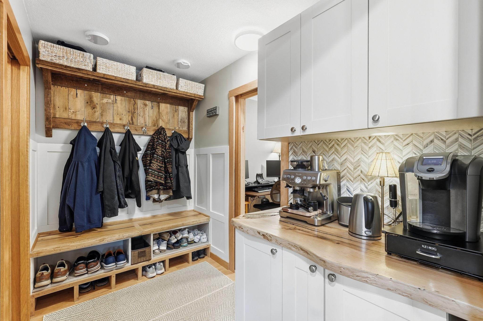 Entrance from Garage to Office & Kitchen