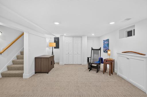 Thoughtful structural improvements since 2024 bring lasting peace of mind, including a new upper-level stairwell and railing, 4" structural slab, drain tile system, sump basket, and ¾" plywood subflooring throughout the main and upper levels.