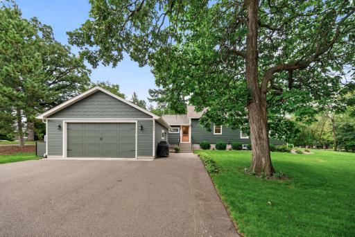 Graciously sized 2-car garage with plentiful parking.