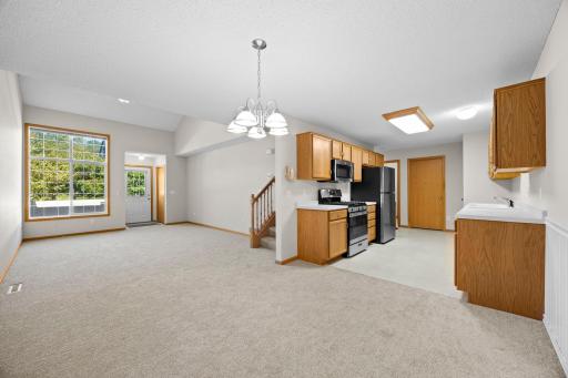 A look at the open-concept main level with a bright, inviting layout.