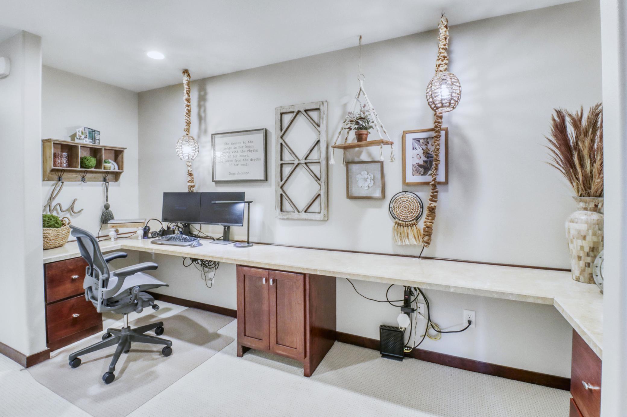 Upstairs hall office