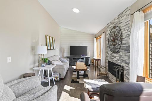 Bring your ideas for this cozy room overlooking the land