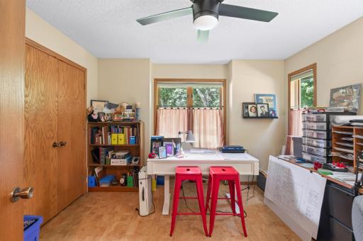 Separate bedroom, or office, of hobby space on main level