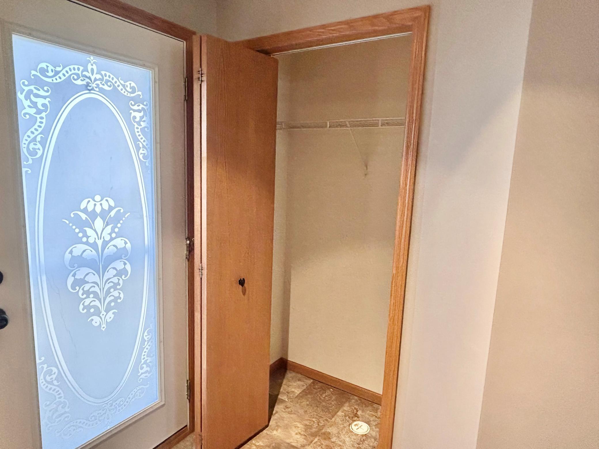 Entry closet