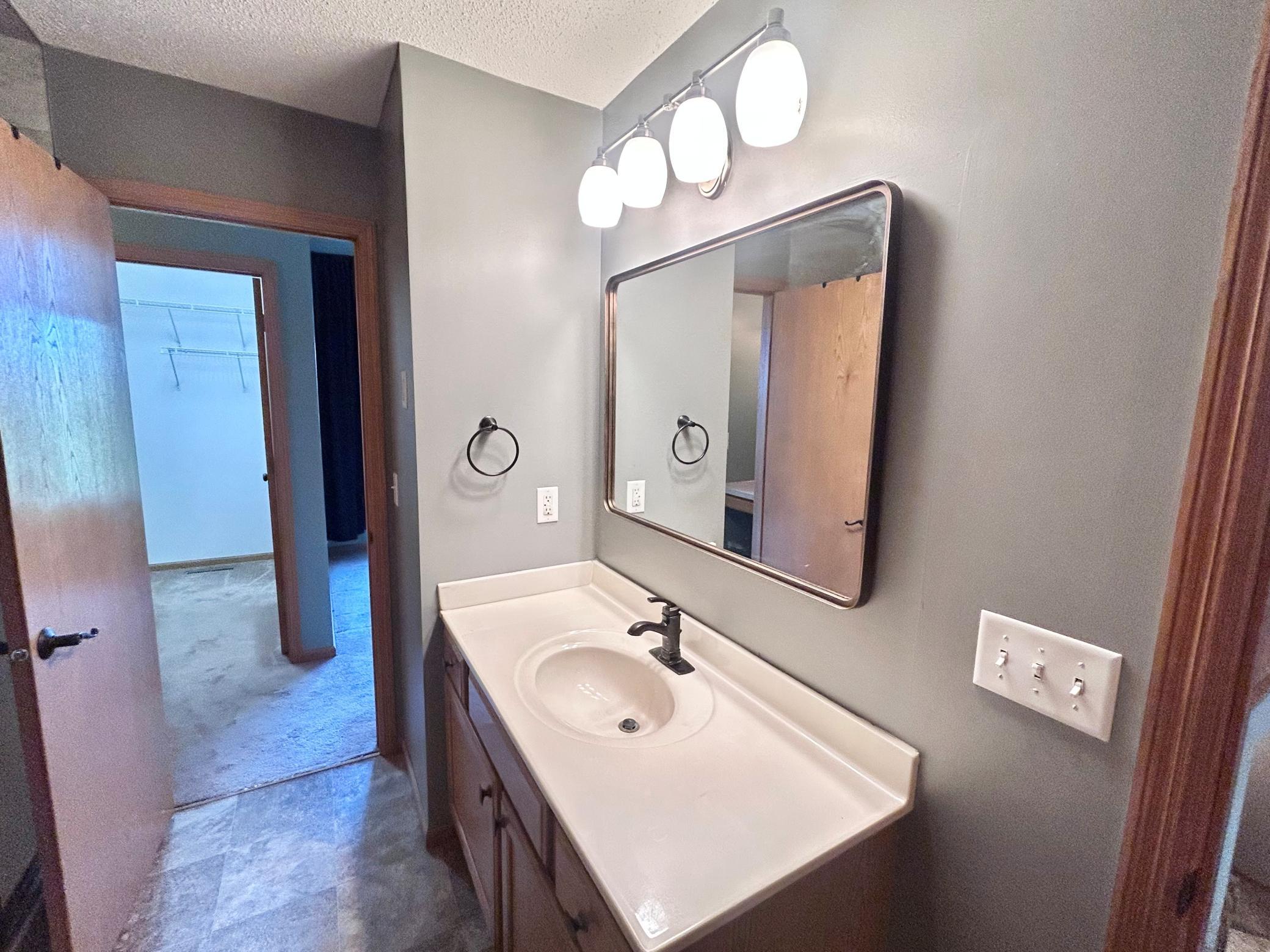 Sink in bathroom