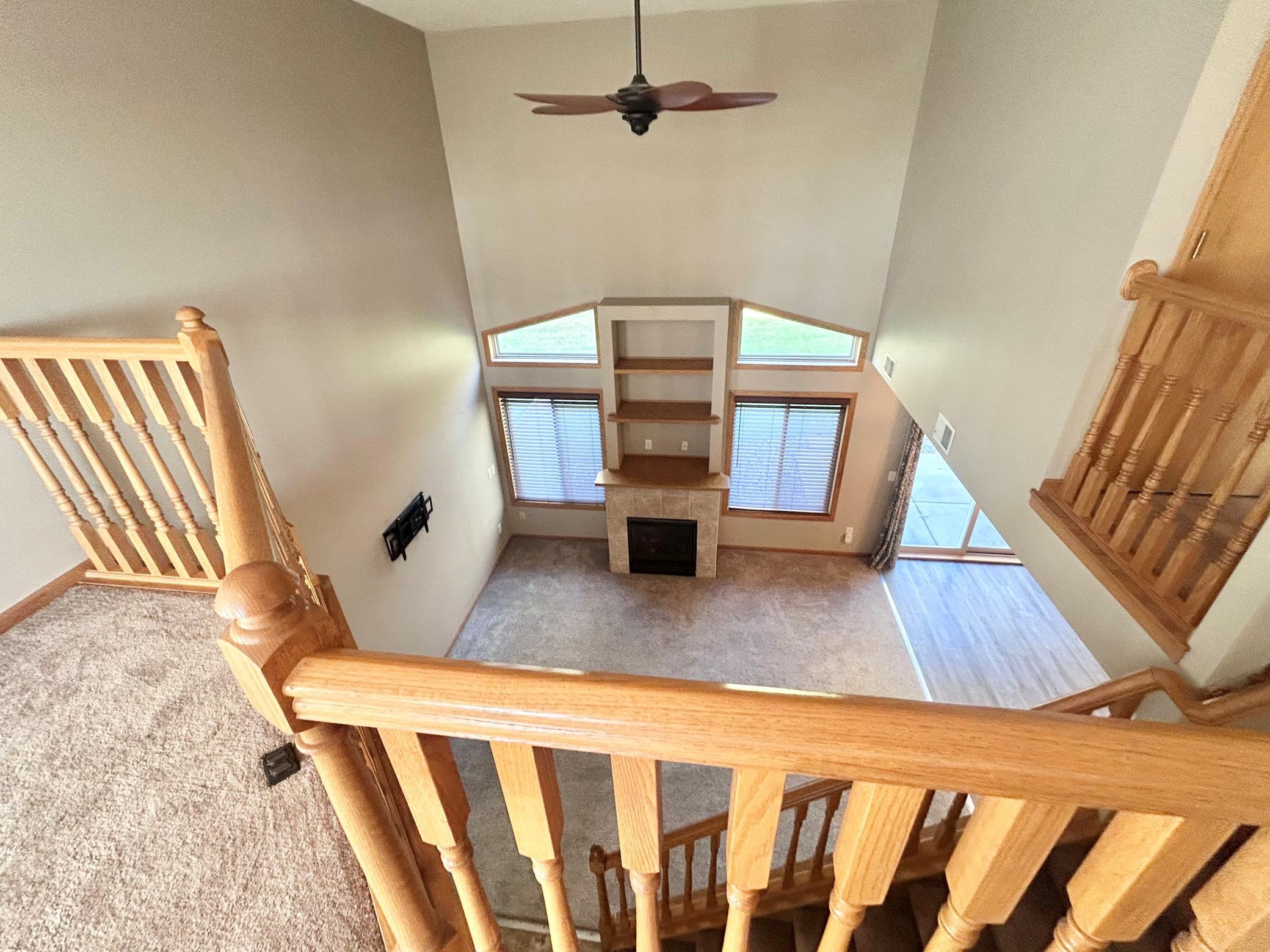 View into great room