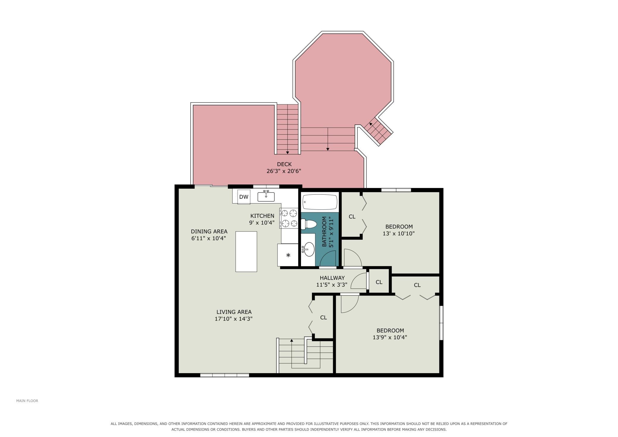 Main Level Floor Plan