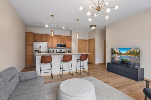 Thereâs no need to choose between cooking and being part of the conversation here. The open layout keeps the kitchen, dining and living areas connected, making everyday life and entertaining feel effortless.