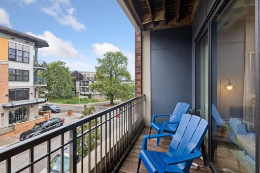 Not all views are created equal. The balcony overlooks a quieter side of the community, giving space a more peaceful outlook.