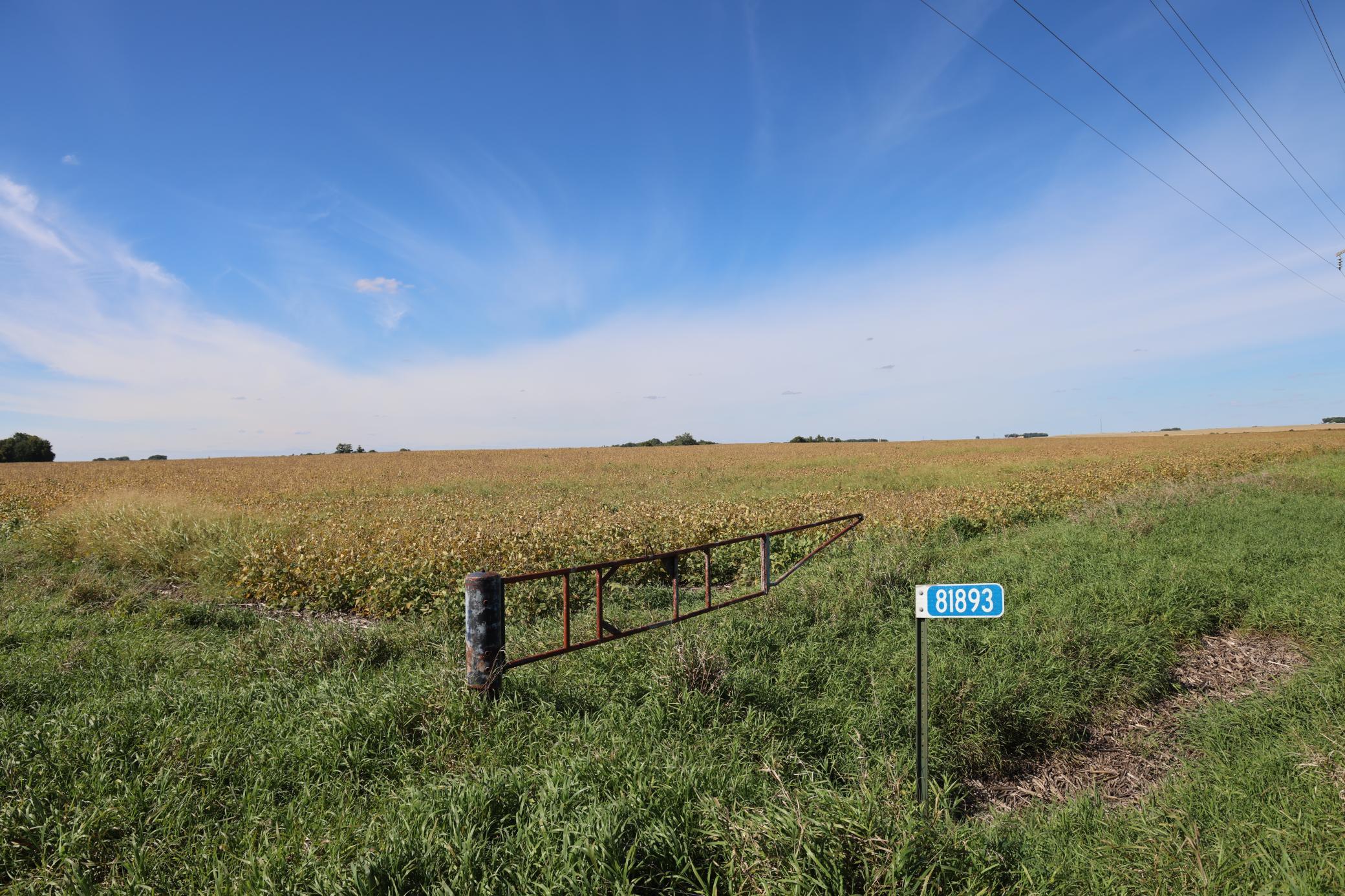view from road looking NW