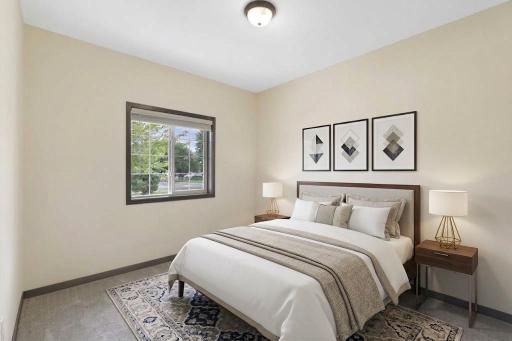 Front bedroom. (Virtually staged)
